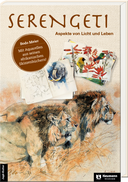 Bodo Meier, Serengeti Apsekte von Licht und Leben, Afrika, Skizzenbuch,