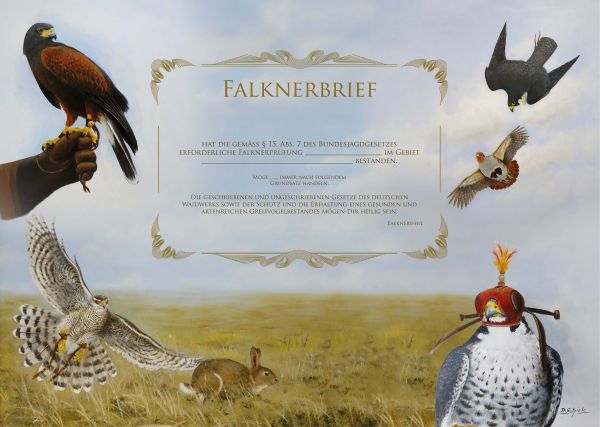 Falknerbrief, Geschenkidee