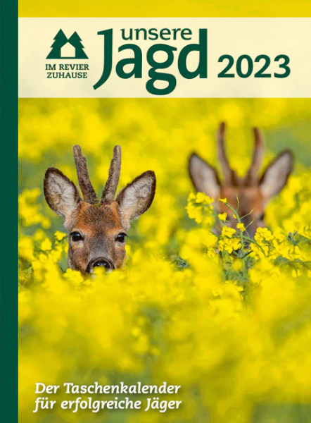 BLV Verlag, Taschenkalender, Unsere Jagd Taschenkalender, Kalender, Kalender 2023, Unsere Jagd 2023