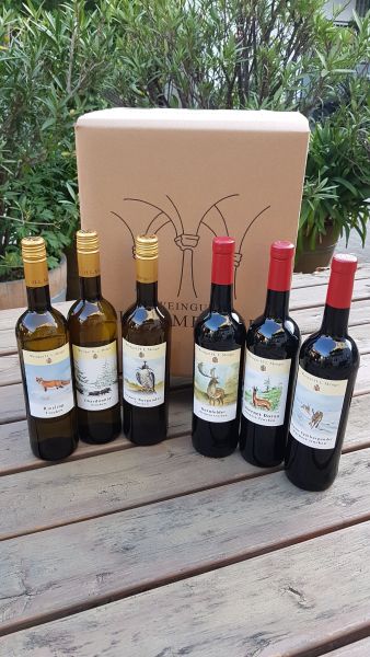 Weingut Menger, Wein, Weinsortiment, Geschenk, sechserpack