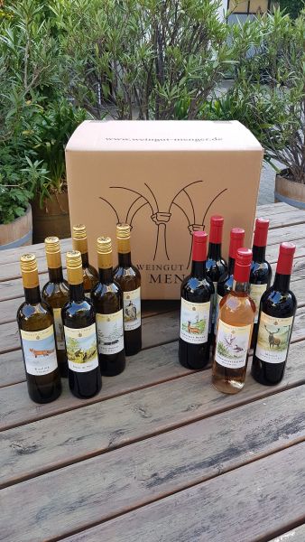 Weingut Menger, Wein, Weinsortiment, Geschenk, zwölferpack