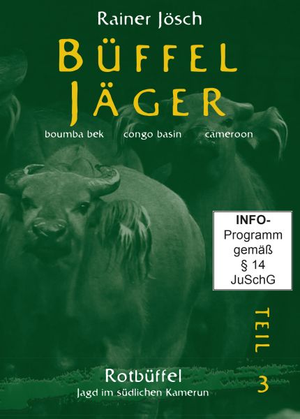 Jösch, Büffel, Jäger, Teil, 3, Kamerun , Rotbbüffel,